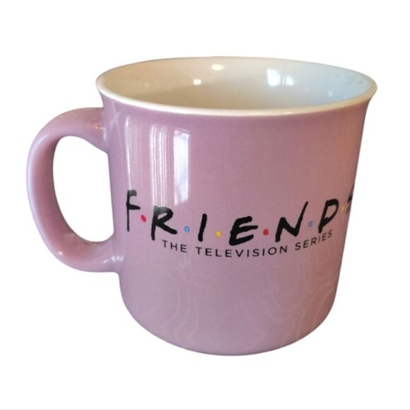 FRIENDS Purple Central Perk Smelly Cat 20 oz Oversized Coffee Mug Latte - Picture 7 of 17